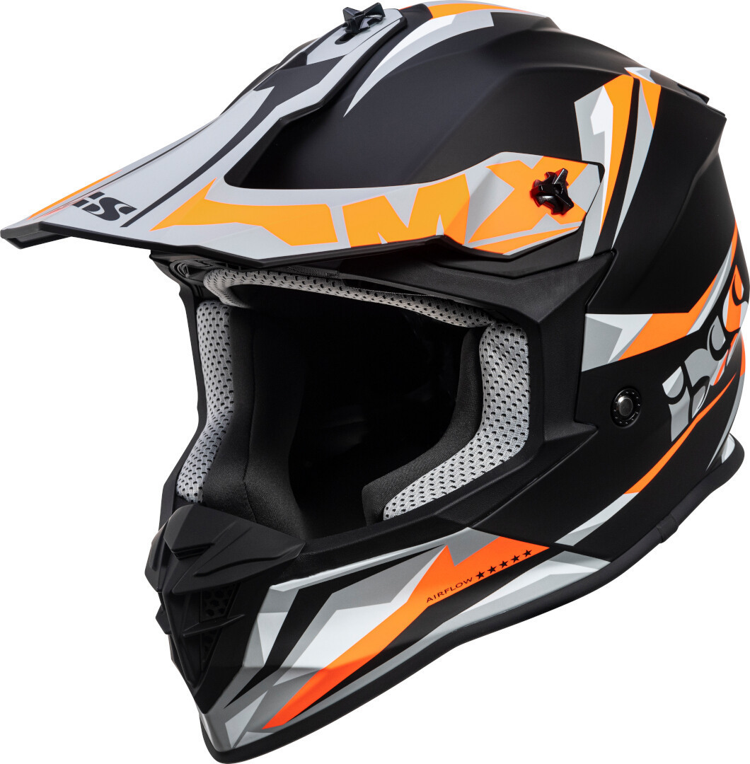 IXS 362 2.0 Motocross Helmet, black-orange, Size XS, black-orange, Size XS