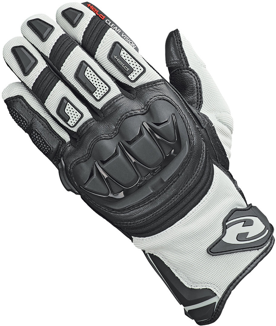 Held Sambia Pro Motorcycle Gloves, black-grey, Size S M, black-grey, Size S M