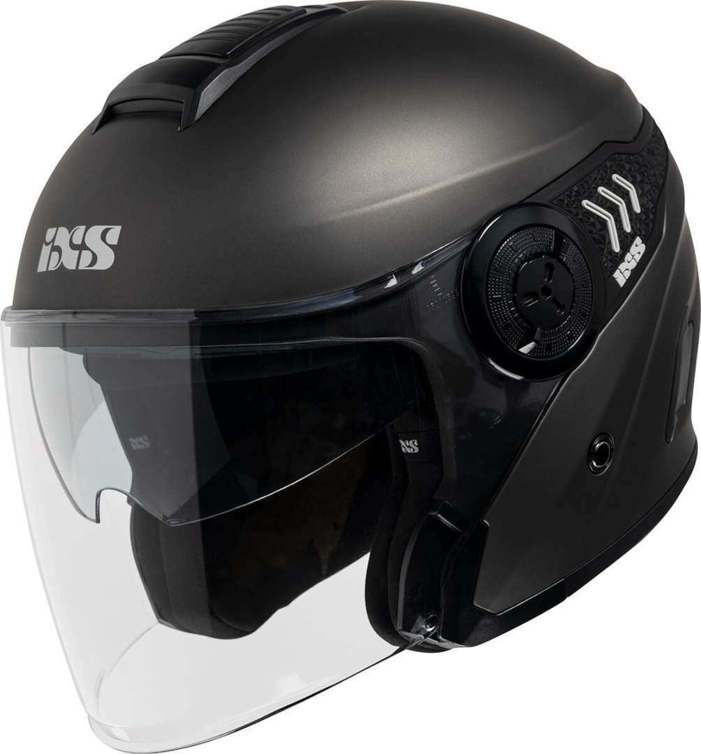 IXS 100 1.0 Jet Helmet, black-grey, Size XS, black-grey, Size XS