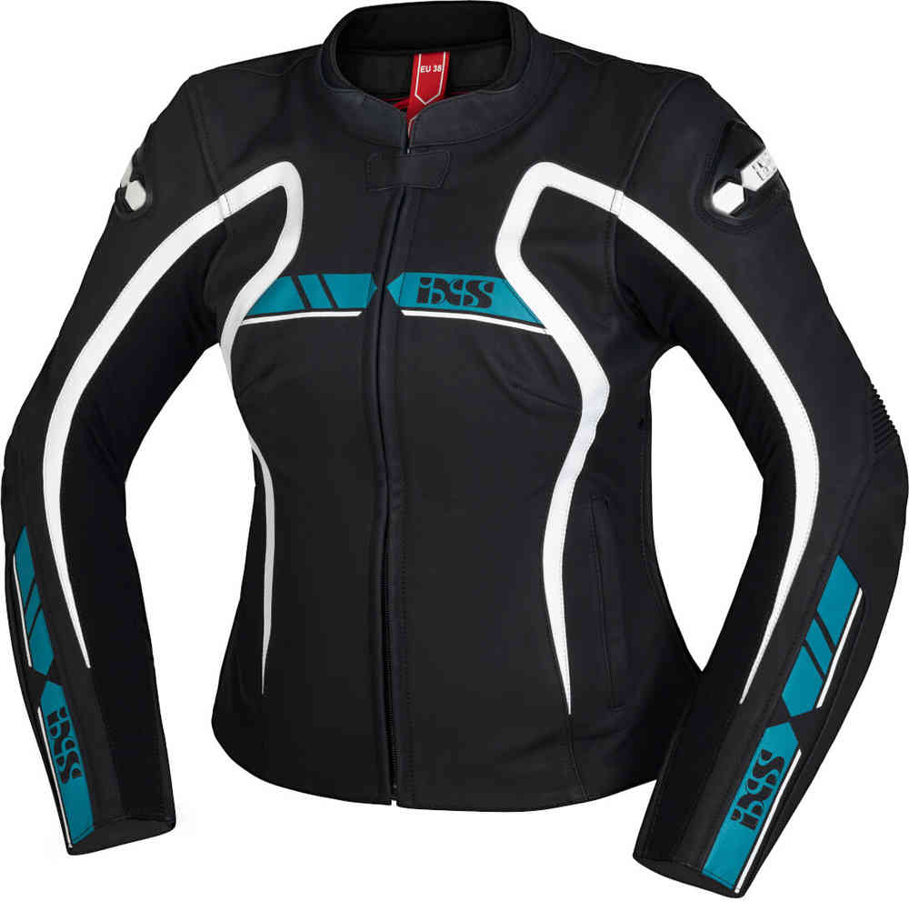 IXS RS-600 1.0 Chaqueta de cuero de la motocicleta de las señoras