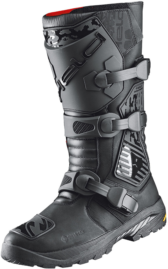 Held Brickland Adventure Motorcycle Boots, black, Size 37, black, Size 37