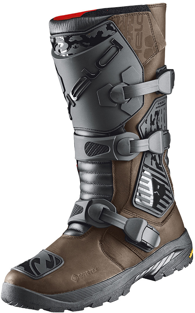Held Brickland Adventure Motorcycle Boots, brown, Size 50, brown, Size 50