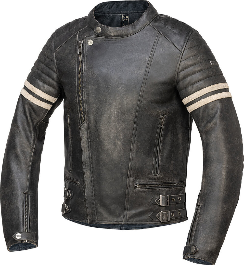 IXS Andy Motorcycle Leather Jacket, brown, Size 50, brown, Size 50