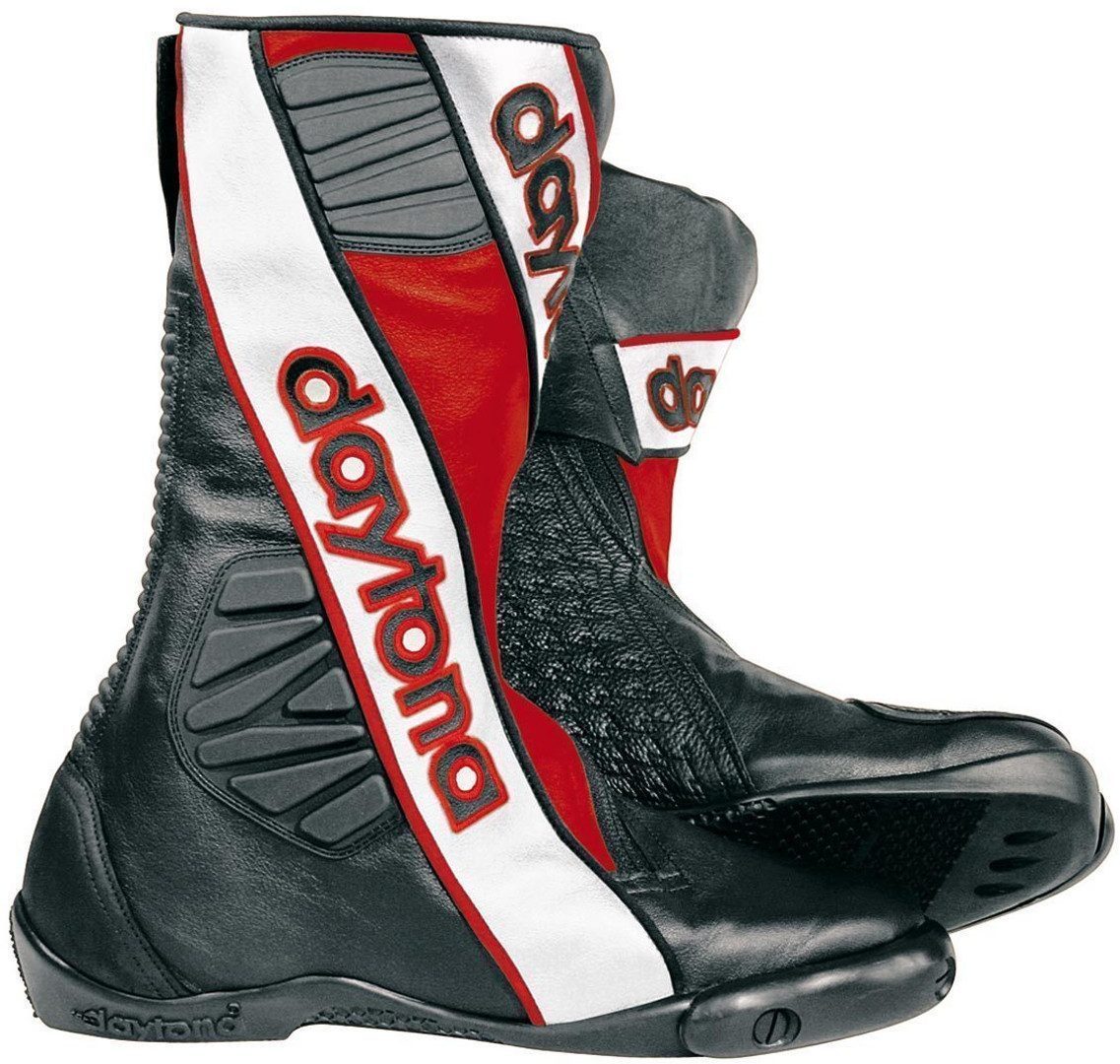 Daytona Security Evo G3 Motorcycle Boots, black-white-red, Size 41, black-white-red, Size 41