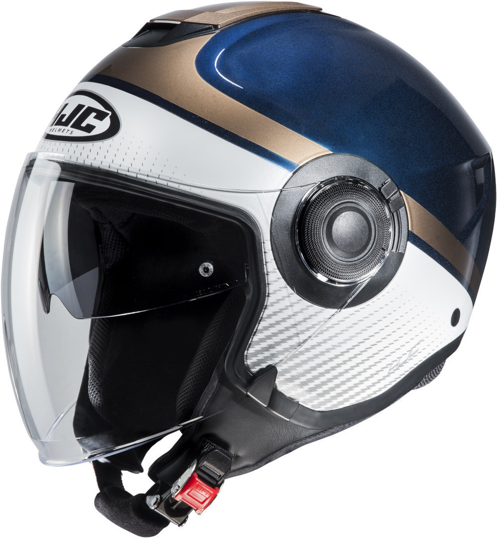 HJC i40 Wirox Jet Helmet, white-blue, Size XS, white-blue, Size XS