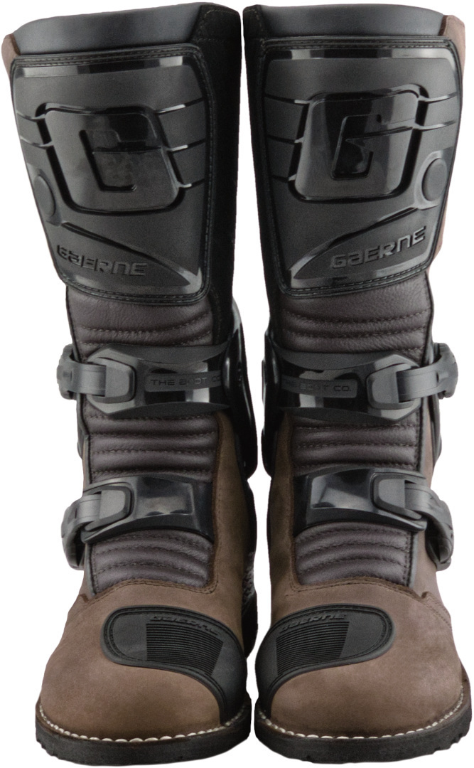 Side view of Gaerne Dakar Motorcycle Boots, black-brown, Size 48 for Men