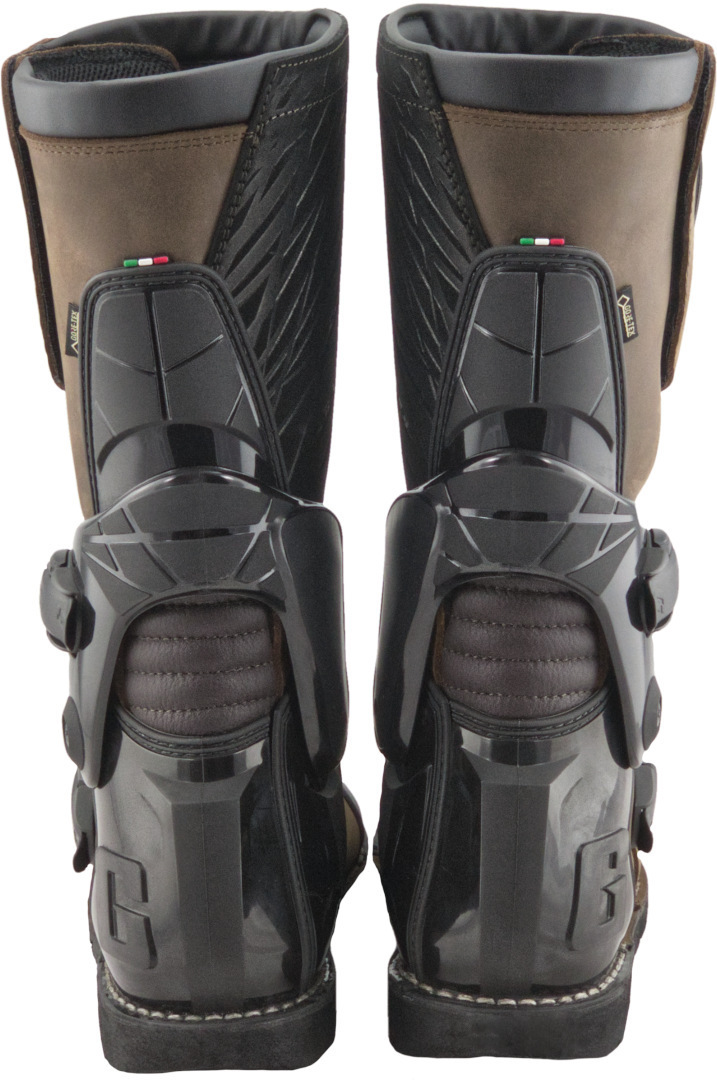 Side view of Gaerne Dakar Motorcycle Boots, black-brown, Size 48 for Men