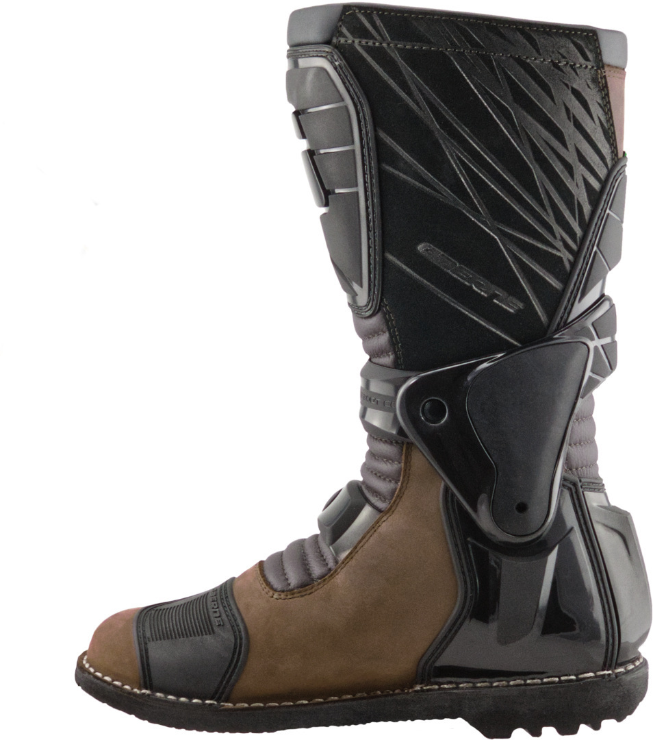 Side view of Gaerne Dakar Motorcycle Boots, black-brown, Size 48 for Men