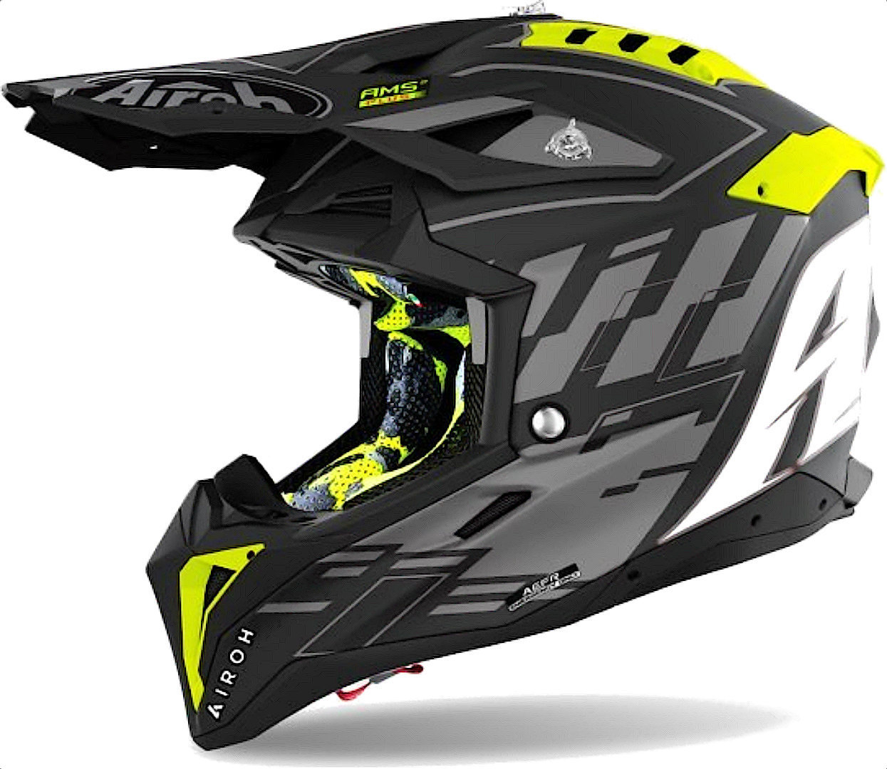 Image of Airoh Aviator 3 Rampage Carbon Casco motocross, nero, dimensione XS