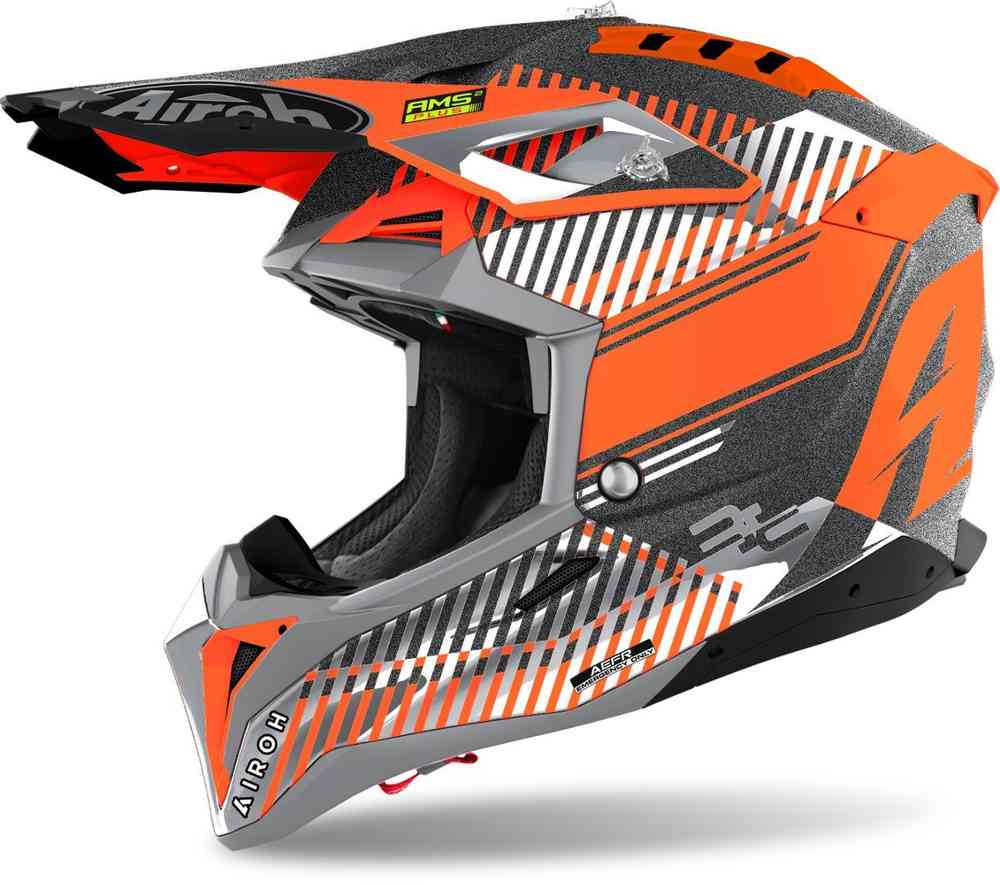 Airoh Aviator 3 Wave Carbon Шлем мотокросса Оранжевый XS (53/54) 