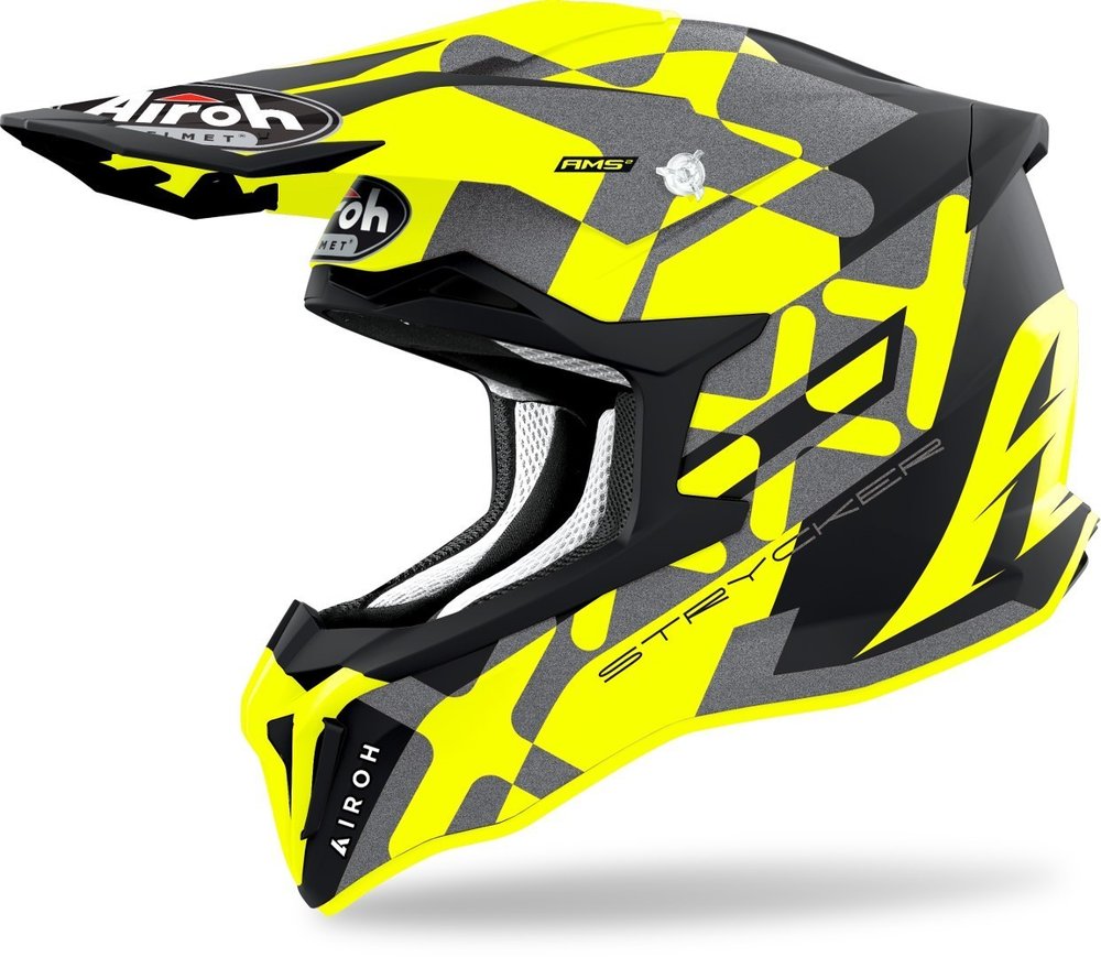 Airoh Strycker XXX Yellow Matt Helmet