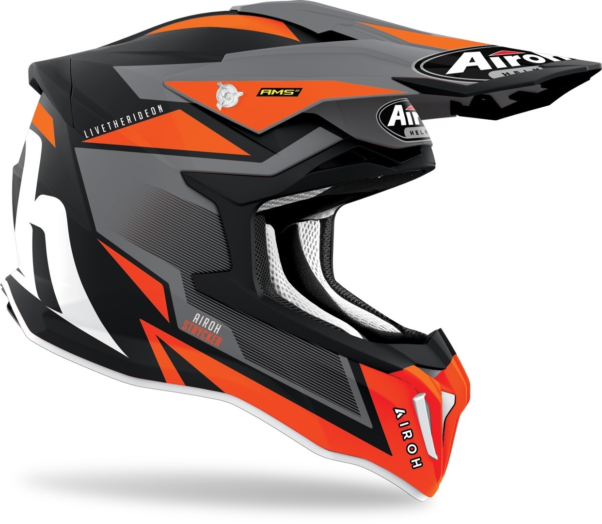 Airoh Strycker Axe Orange Matt Helmet