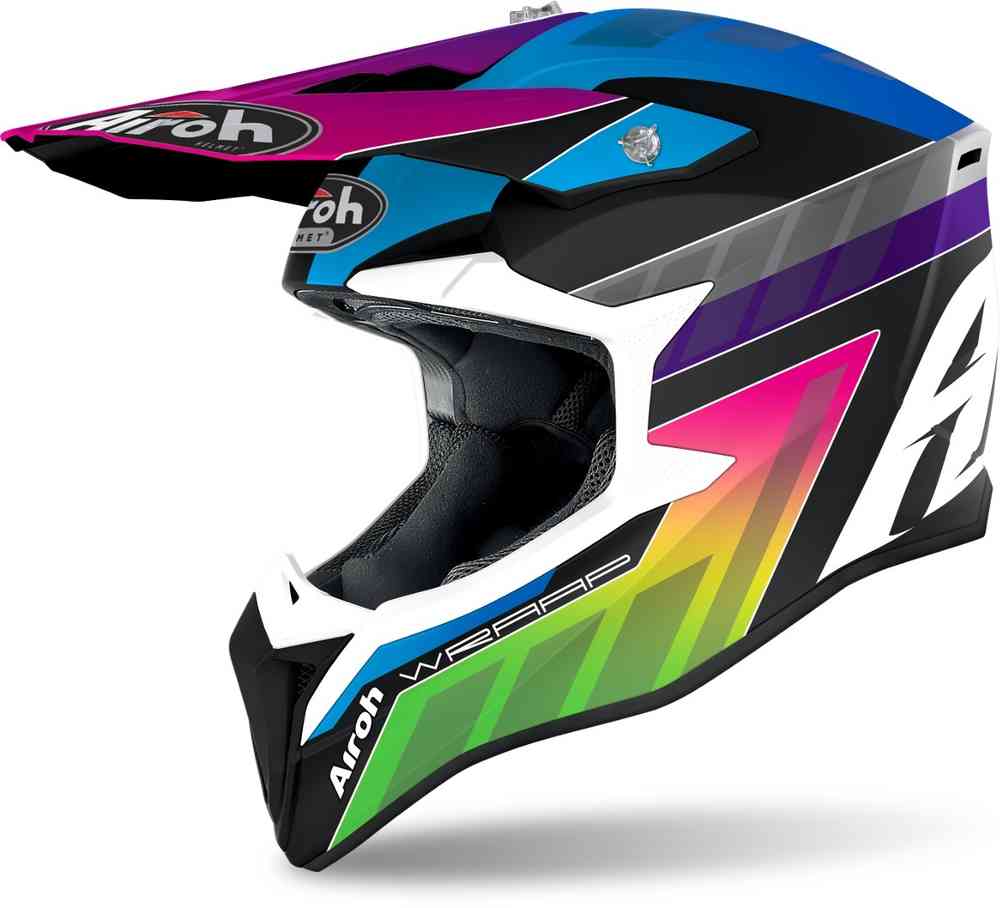 Airoh Wraap Prism Ungdom Motocross Hjelm