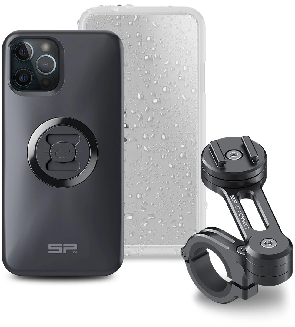 SP Connect Moto Bundle iPhone 12/12 Pro Smartphone Mount, black, black, Size One Size