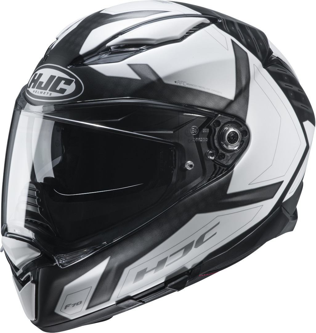HJC F70 Dever Helmet, grey-white, Size XS, grey-white, Size XS