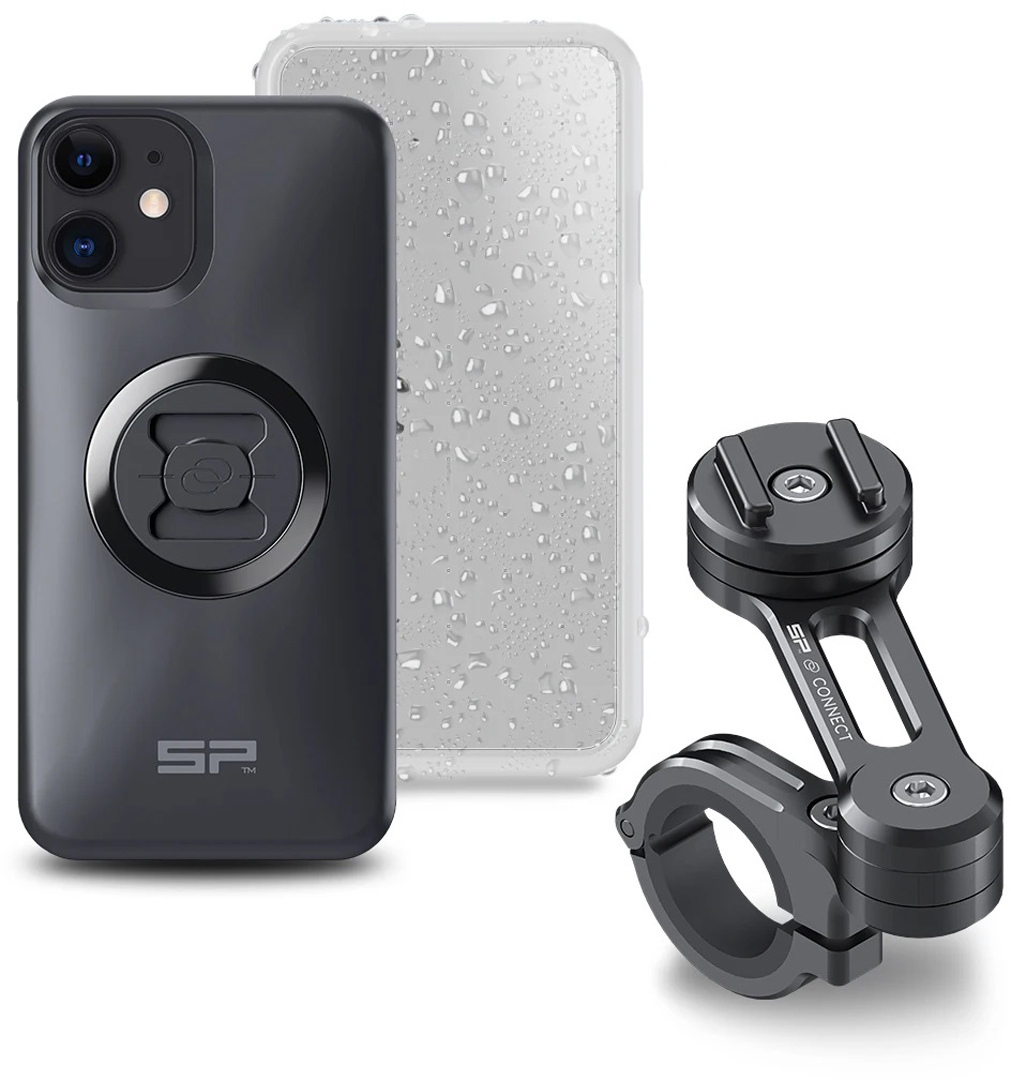 SP Connect Moto Bundle iPhone 12 Mini Monture smartphone, noir