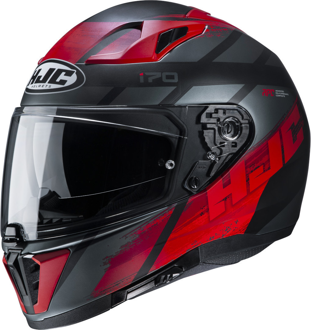 HJC i70 Reden Helmet, black-red, Size XS, black-red, Size XS