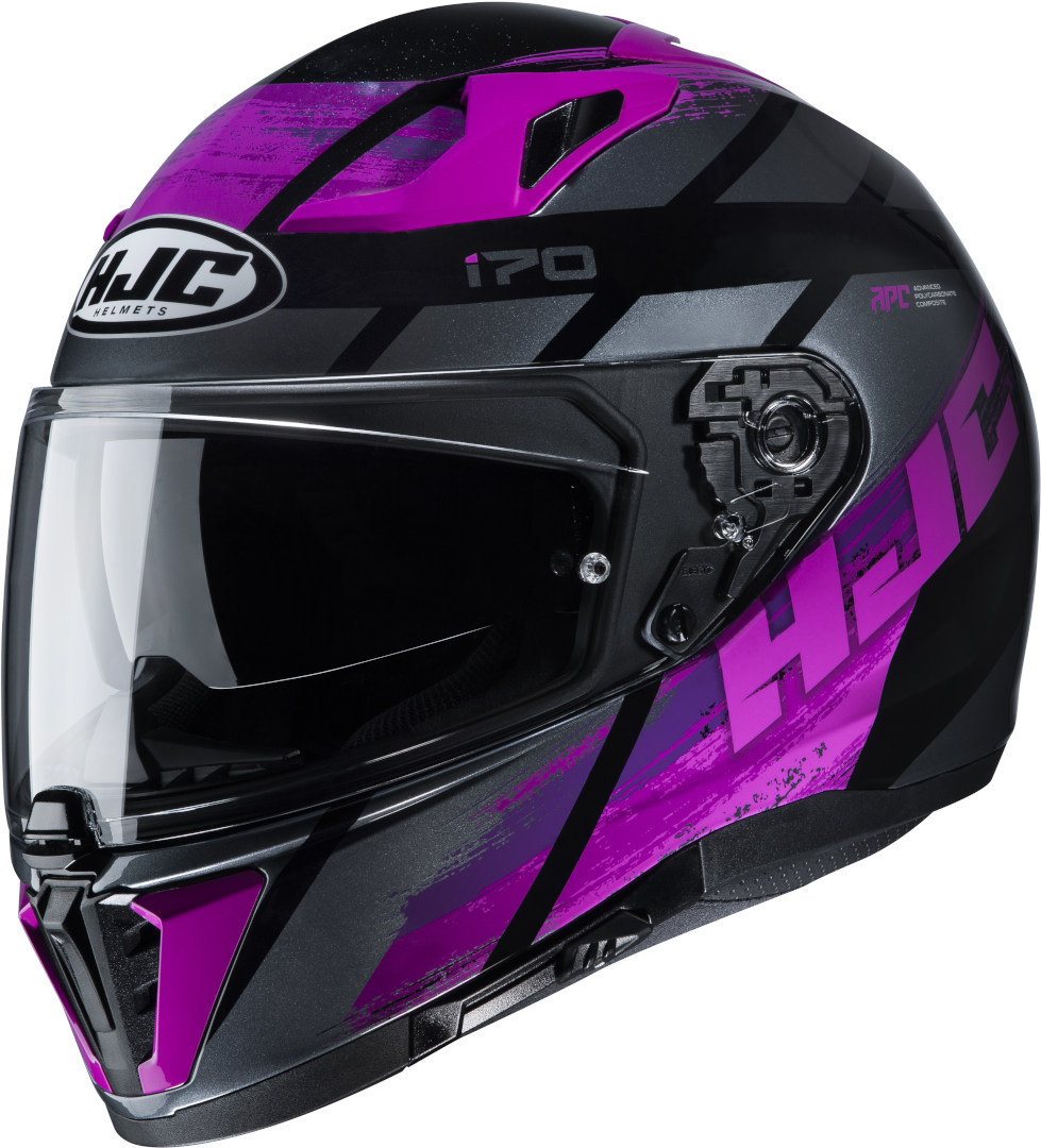 HJC i70 Reden Helmet, black-purple, Size M, black-purple, Size M