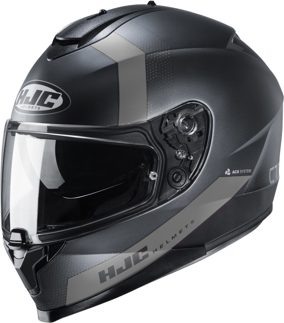 HJC C70 Eura Helmet, black-grey, Size XS, black-grey, Size XS