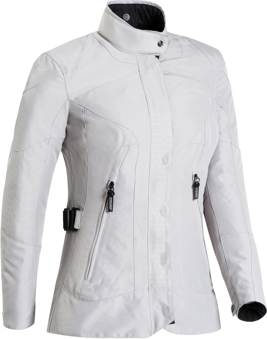 IXON Bloom Ladies Motorcycle Textile Jacket, beige, Size XS for Women, beige, Size XS for Women