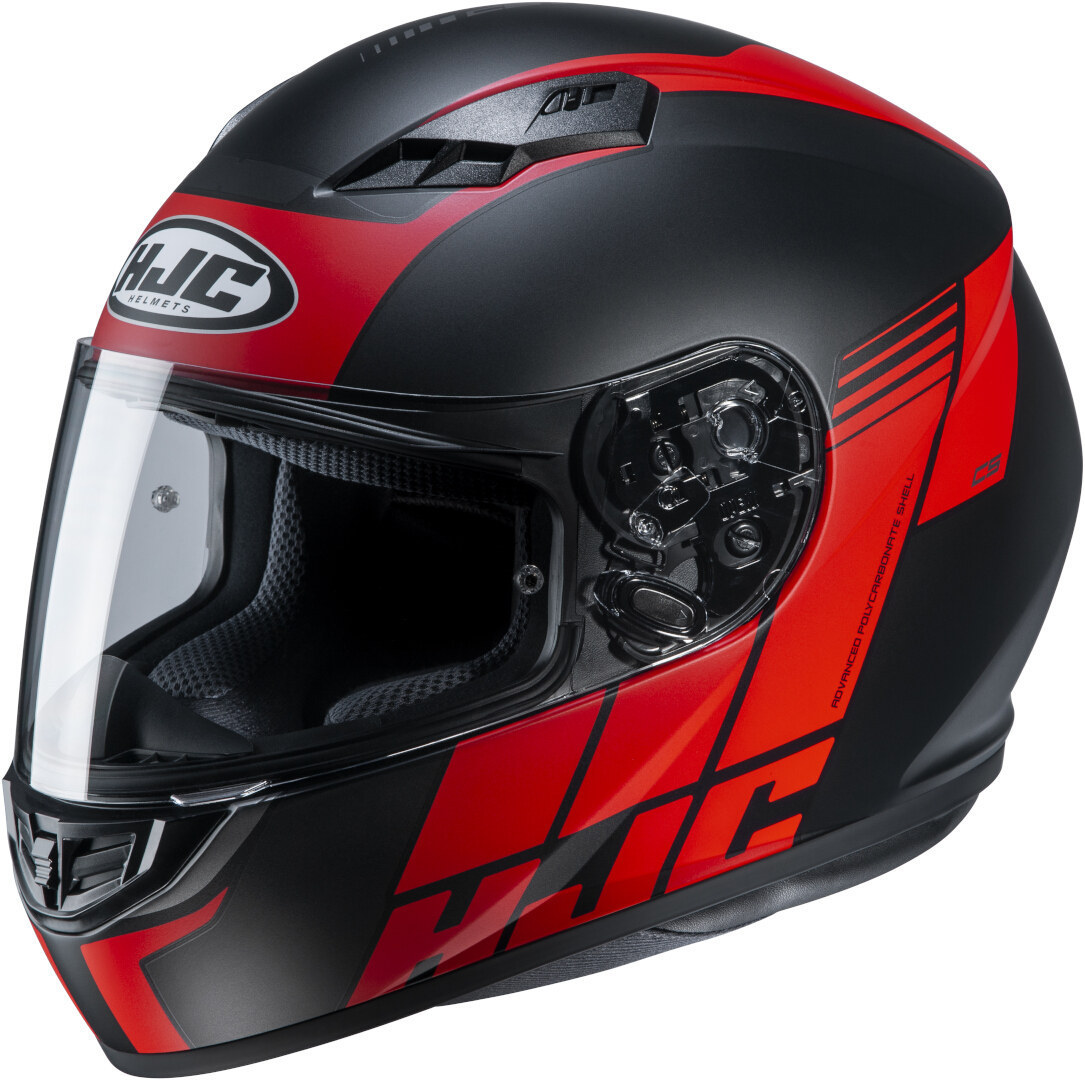 HJC CS-15 Mylo Helm, zwart-rood, afmeting XS