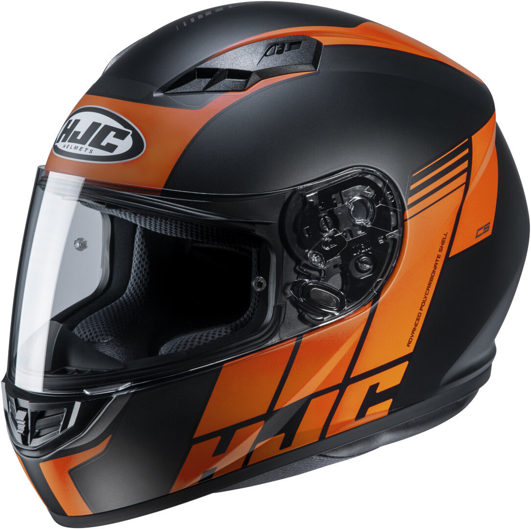HJC CS-15 Mylo Helm, zwart-oranje, afmeting XS