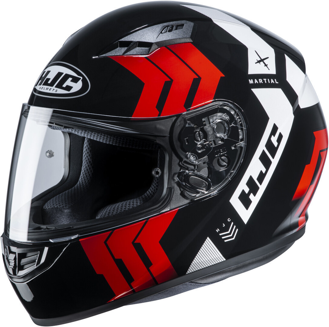 HJC CS-15 Martial Helmet, black-red, Size XS, black-red, Size XS