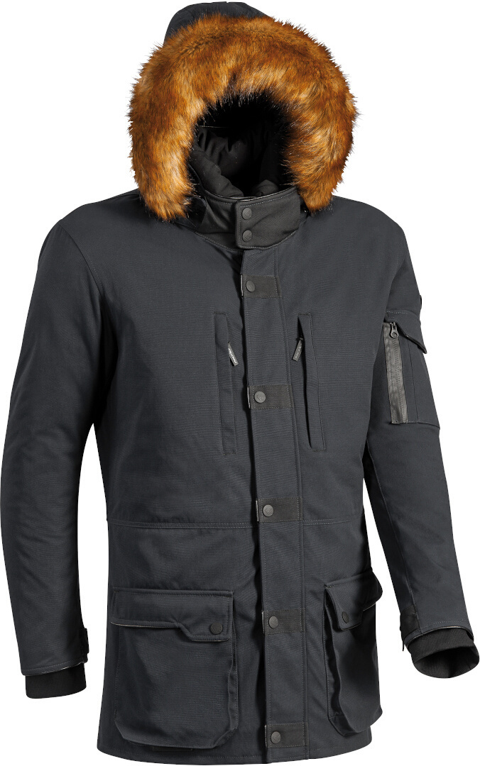 Ixon Ottawa 2 Motorcycle Textile Jacket, black, Size S, black, Size S