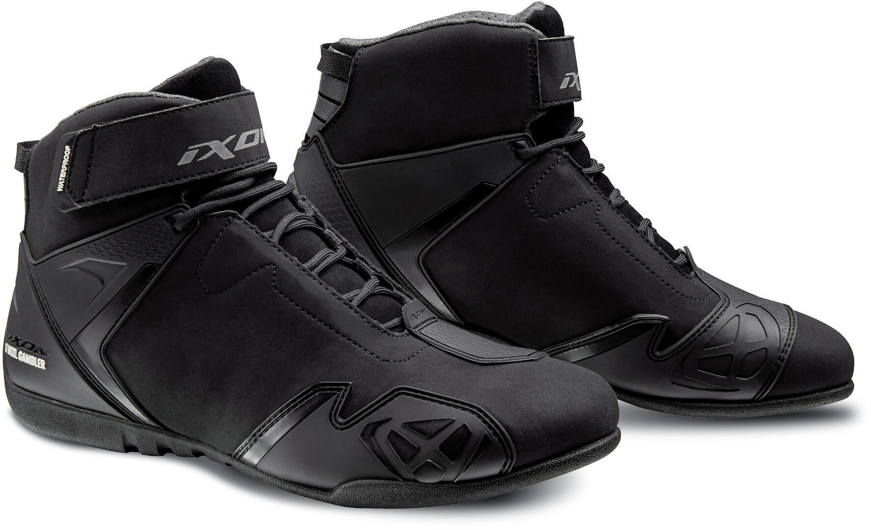 Ixon Gambler WP Motorcycle Shoes, black, Size 40, black, Size 40