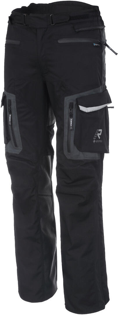 Rukka Rimo-R Motorcycle Textile Pants, black-grey, Size 50, black-grey, Size 50