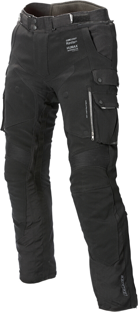 Büse Borgo Motorcycle Textile Pants, black, Size 28, black, Size 28