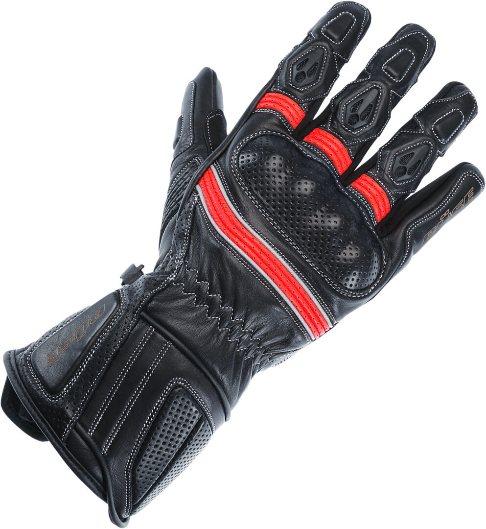 Büse Pit Lane Pro Motorcycle Gloves, black-red, Size M L, black-red, Size M L