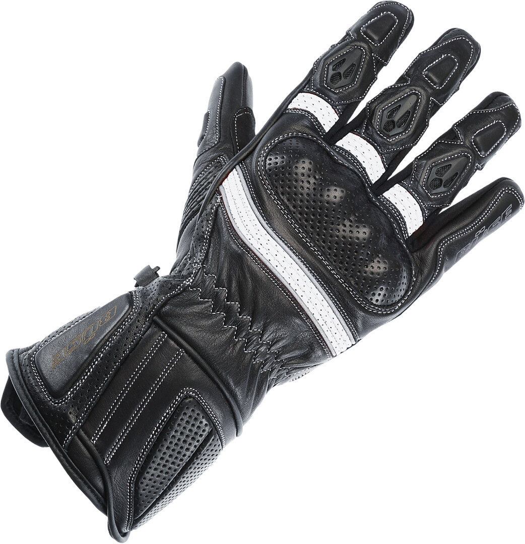 Büse Pit Lane Pro Ladies Motorcycle Gloves, black-white, Size S for Women, black-white, Size S for Women