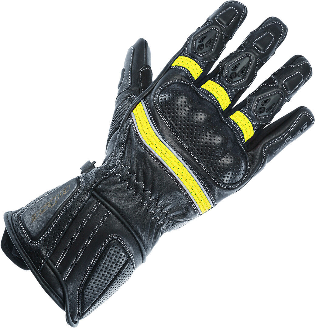 Büse Pit Lane Pro Ladies Motorcycle Gloves, black-yellow, Size S M for Women, black-yellow, Size S M for Women
