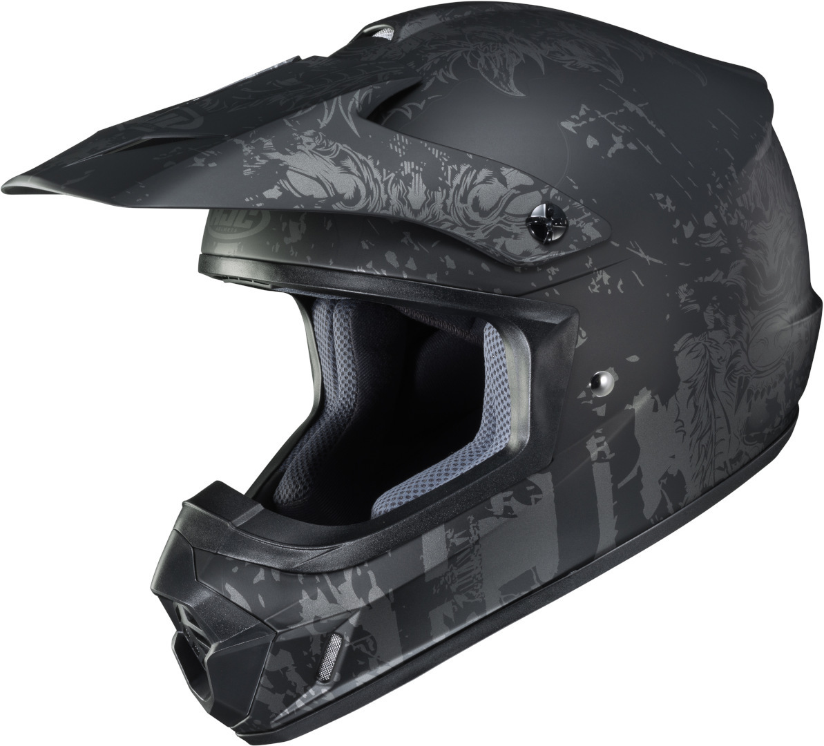 HJC CS-MX II Creeper Motocross Helmet, black-grey, Size XS, black-grey, Size XS