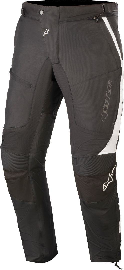 Alpinestars Raider V2 Drystar Motorcykel Textil Byxor, svart-vit, storlek 3XL