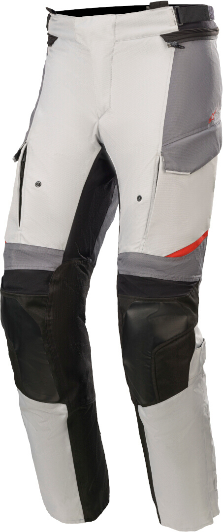 Alpinestars Andes V3 Drystar Мотоцикл Текстильные брюки Светло-серый/Темно-серый/Черный 3XL 