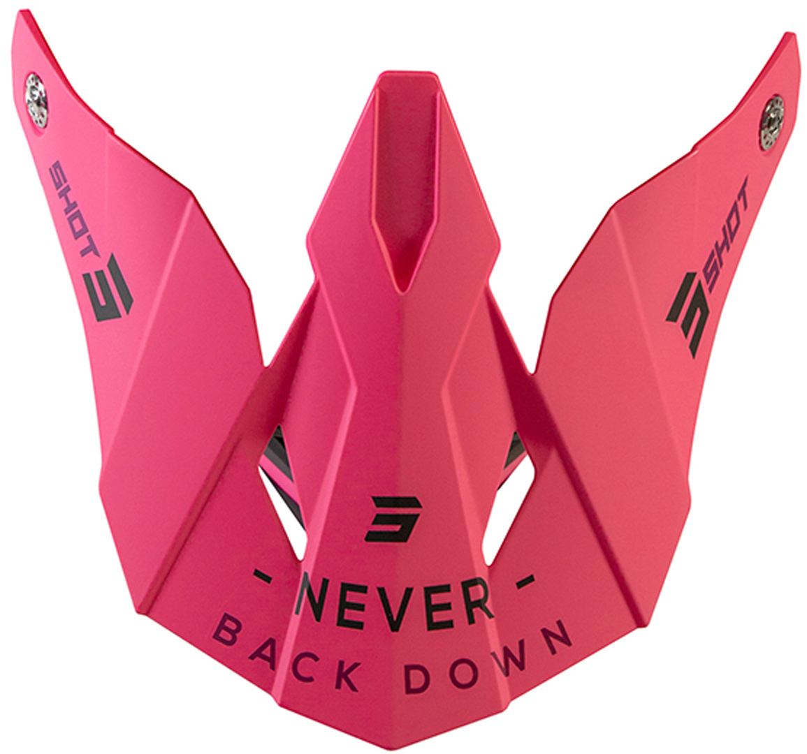 Shot Furious Storm Helmet Peak, pink, pink, Size One Size