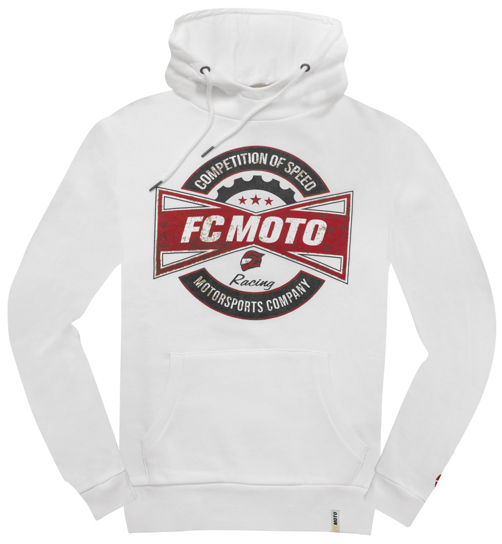 FC-Moto FCM-Fan Hoodie, white, Size 2XL, white, Size 2XL