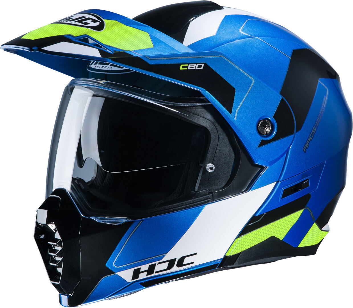 HJC C80 Rox Helmet, green-blue, Size XS, green-blue, Size XS