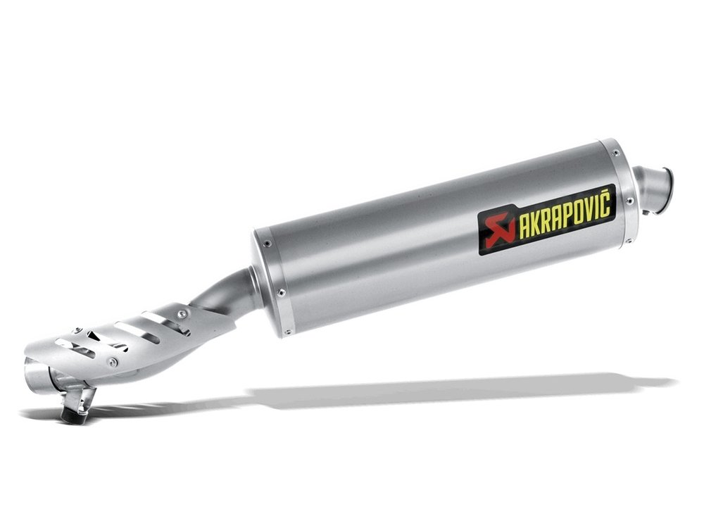 Silencieux arrière en titane en ligne Akrapovic