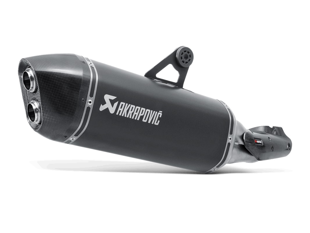 Akrapovic Slip-On Line Titanium Endschalldämpfer, schwarz-grau, schwarz-grau
