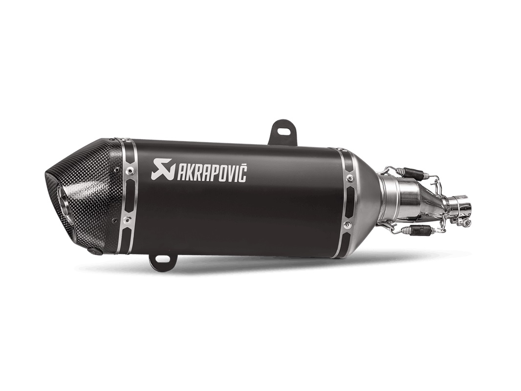 Akrapovic Slip-On Line Titanium Tylny tłumik, czarny-szary