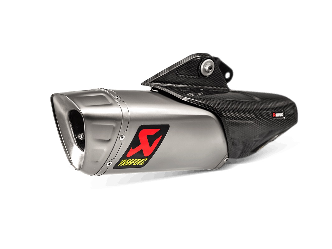 Akrapovic Slip-On Line Titanium Tylny tłumik, srebrny