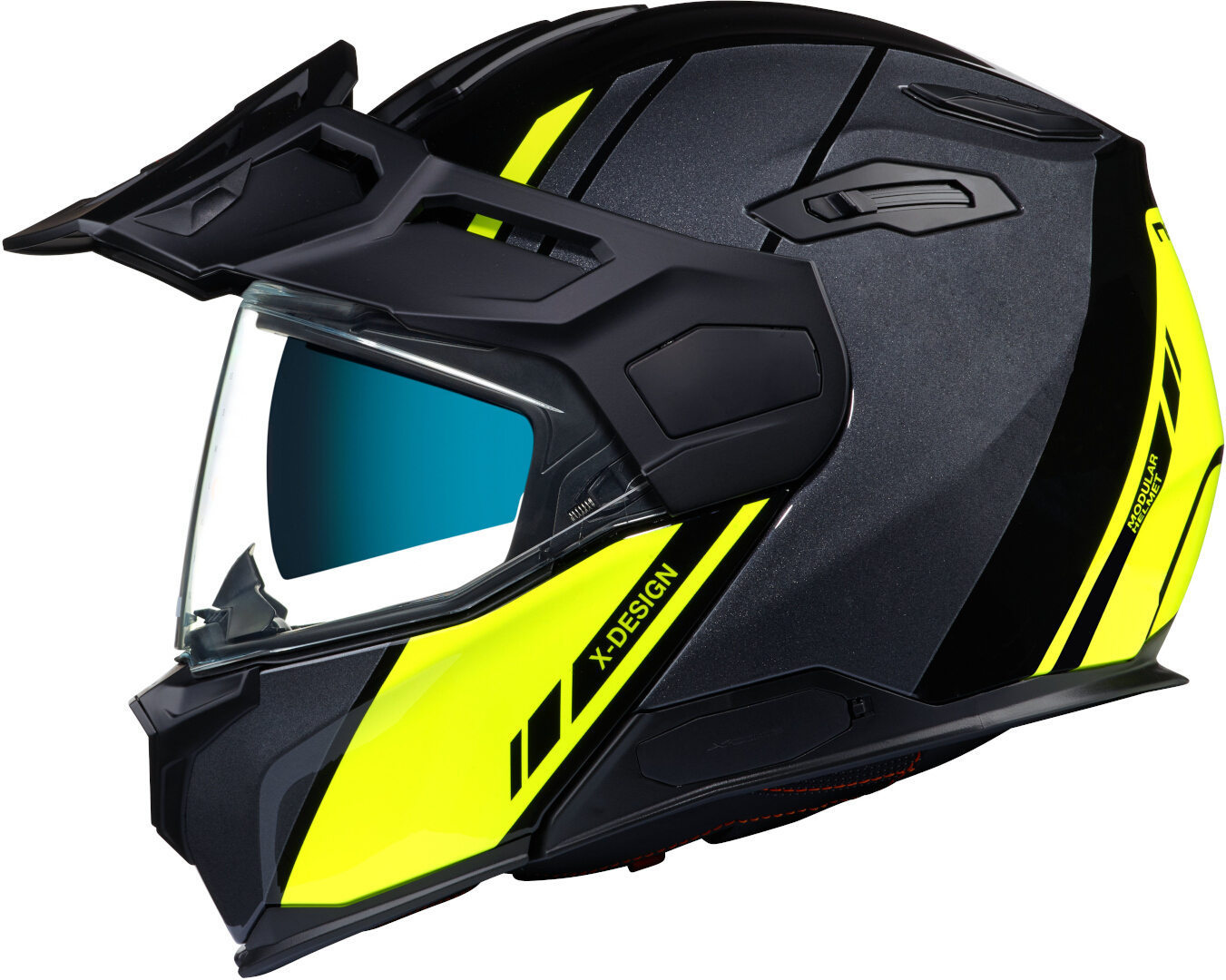 Nexx X.Vilijord Hi-Viz helm, zwart-geel, afmeting S