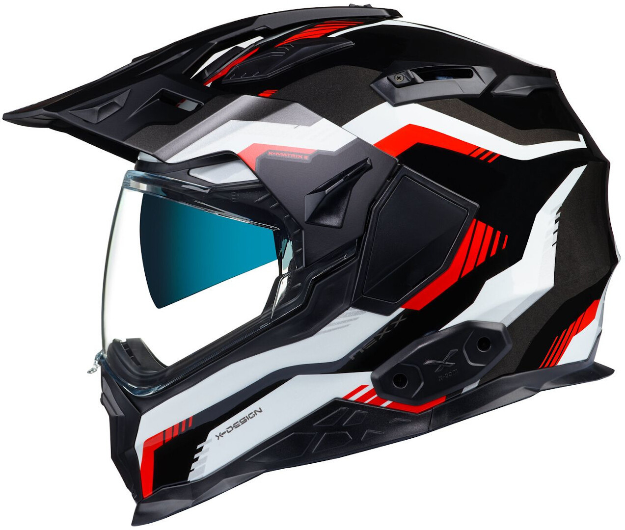 Nexx X.Wed 2 Columbus Helmet, black-grey-red, Size XS, black-grey-red, Size XS