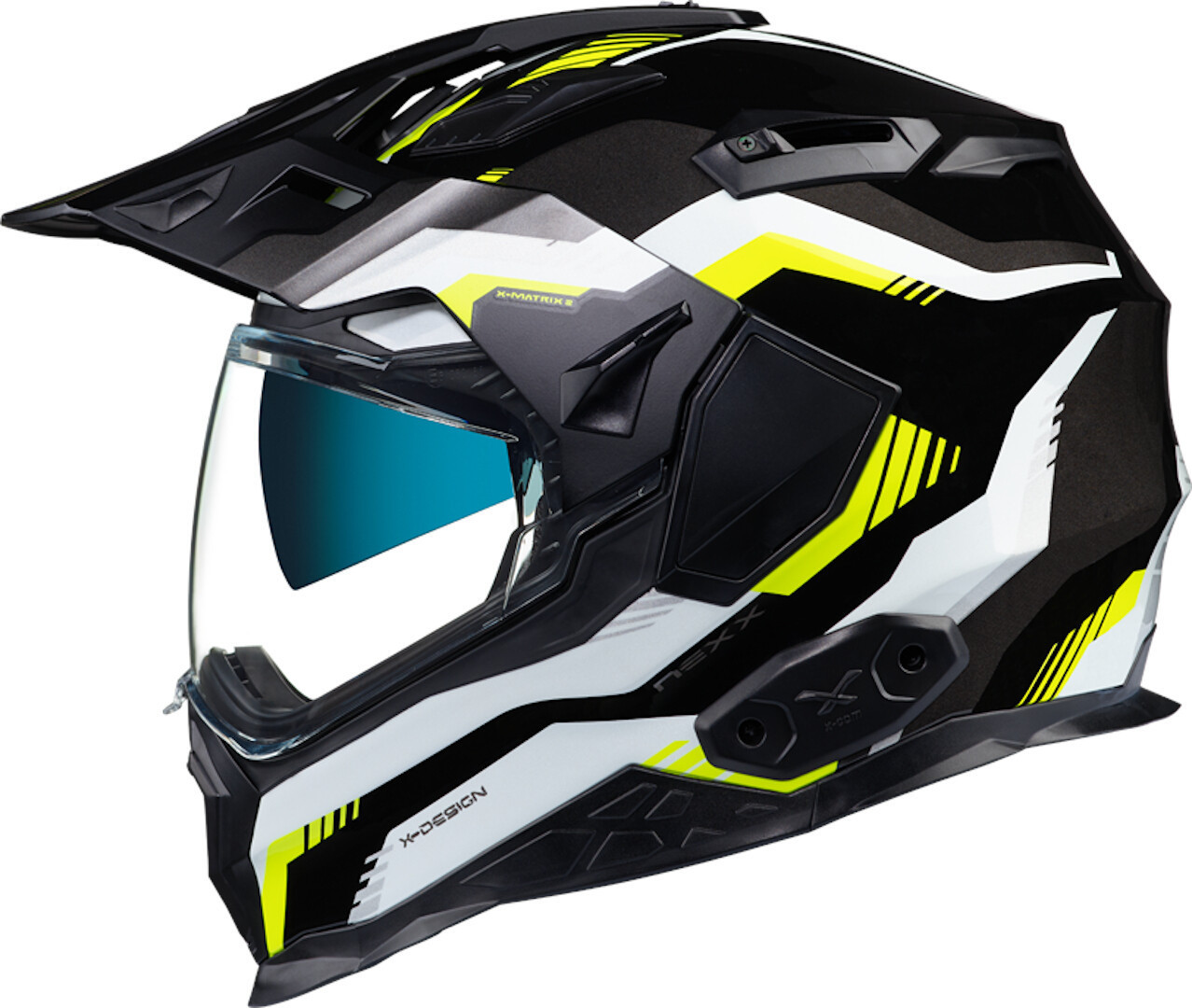 Nexx X.Wed 2 Columbus Helmet, black-white-yellow, Size XS, black-white-yellow, Size XS