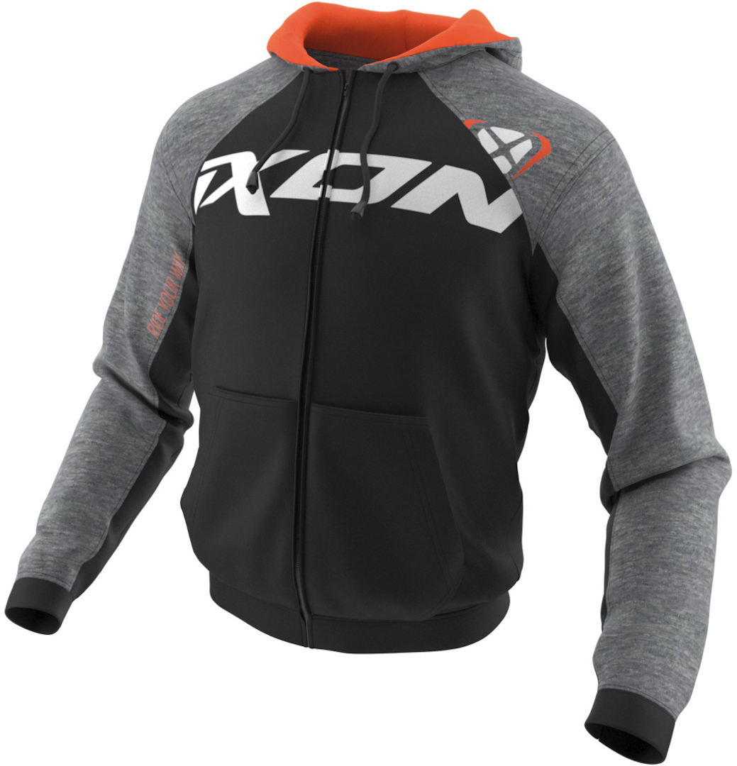 Ixon Lodge Zip Hoodie, black-grey, Size S, black-grey, Size S