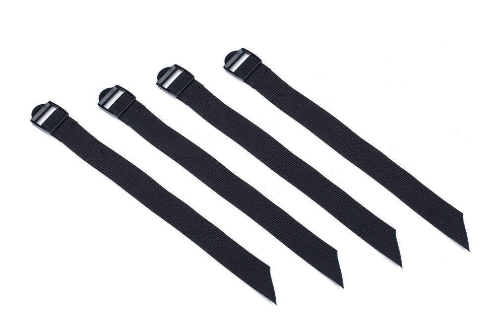 SW-Motech Strap set for TRAX expansion bag - 4 straps. 30x350 mm. With slip-lock.