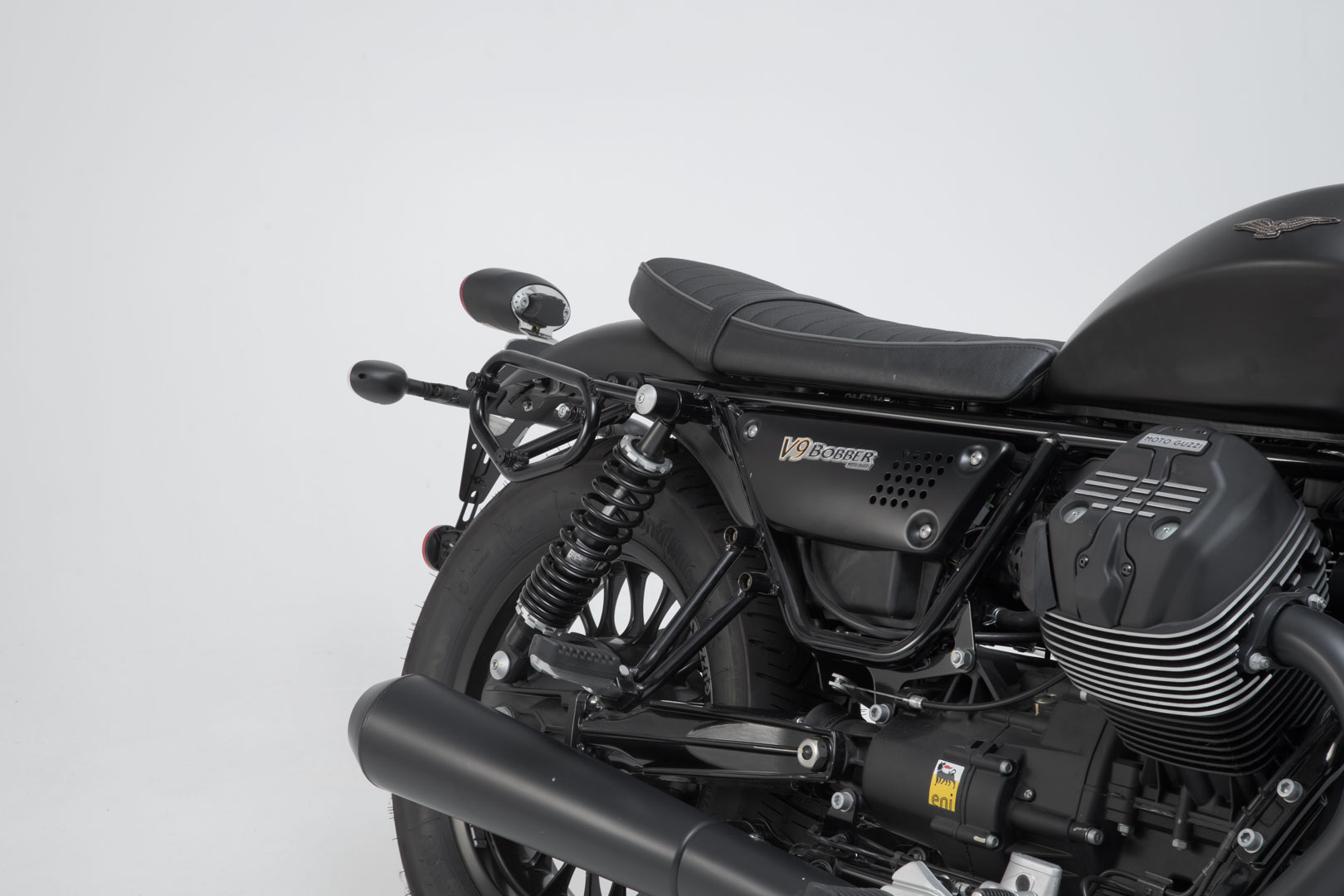 SW-Motech SLC Seitenträger rechts - Moto Guzzi V9 Roamer/Bobber (15-).